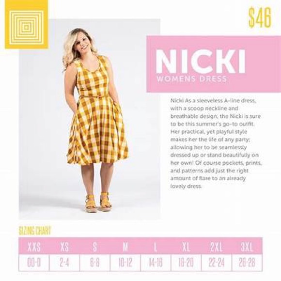 LulaRoe Nicky Dress - Picture 6 of 6